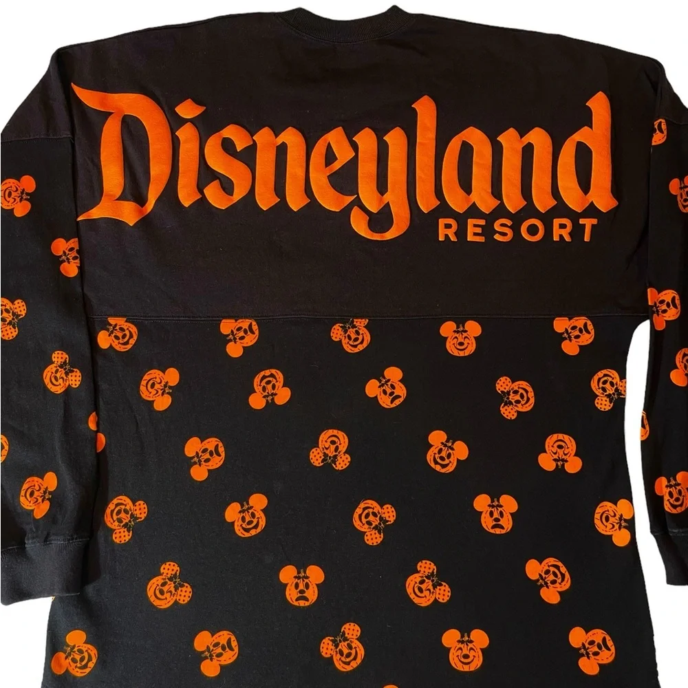 Mickey and Minnie Mouse Pumpkin Spirit Jersey for Adults – Disneyland Sz Large - Picture 2 of 10